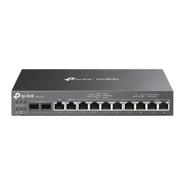 TP-Link ER7212PC | 3-in-1 VPN Router + PoE Switch