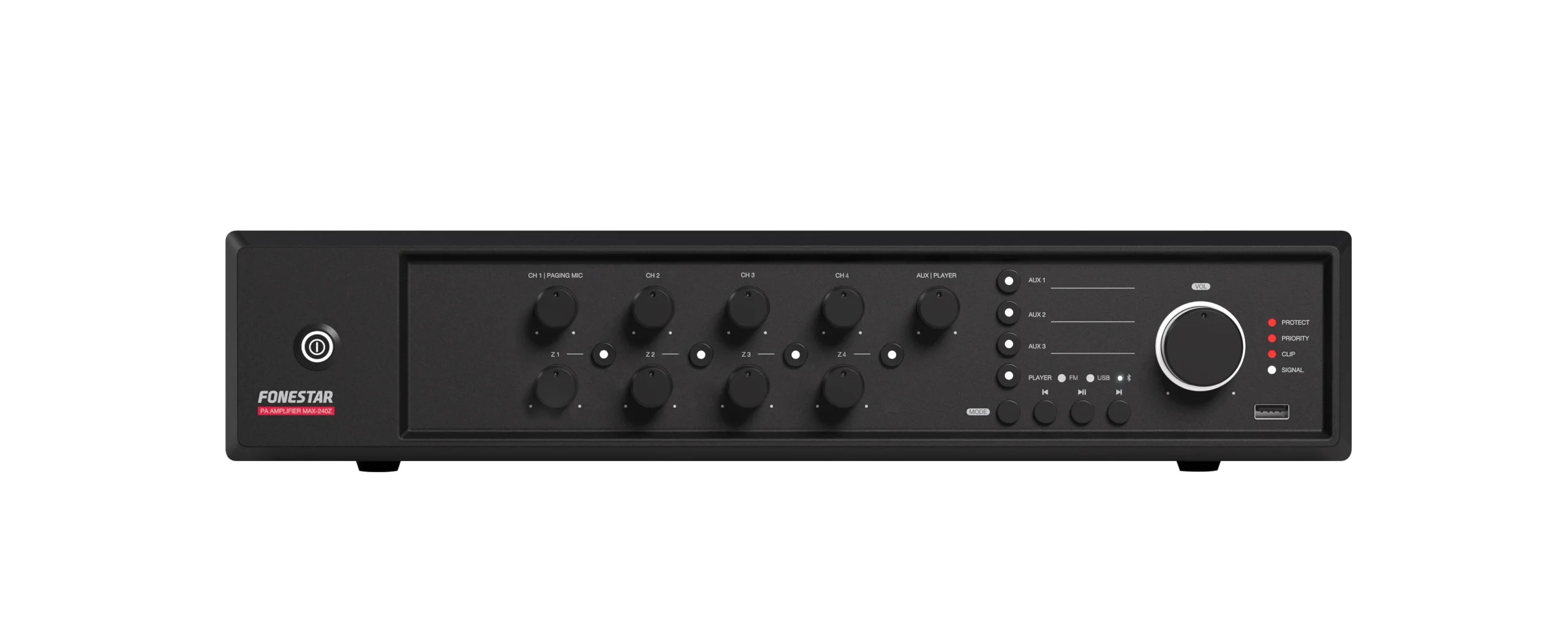 Fonestar MAX-240Z 6-Zone Matrix Amplifier