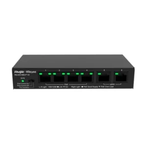 <span class="urun-markasi notranslate" translate="no">Ruijie Networks</span><br><span class="urun-modeli notranslate" translate="no">RG-ES106D-P V2 6 Port PoE Switch</span>