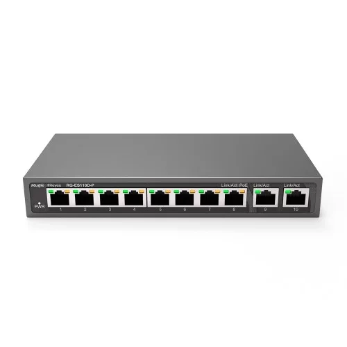Ruijie Networks RG-ES110D-P 10 Port PoE Switch
