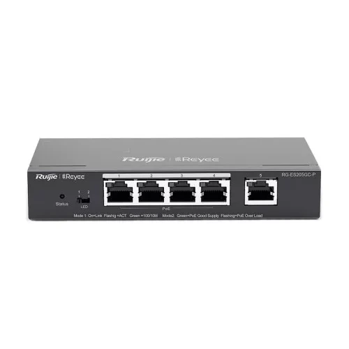 Ruijie Networks RG-ES205GC-P 5 Port Gigabit PoE Switch