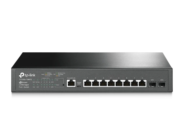 TP-Link T2500G-10MPS | 8 Port Gigabit PoE+ Switch