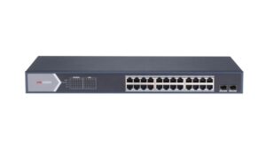 <span class="urun-markasi notranslate" translate="no">Hikvision</span><br><span class="urun-modeli notranslate" translate="no">DS-3E0526P-E/M | 24 Port Gigabit PoE Switch</span>