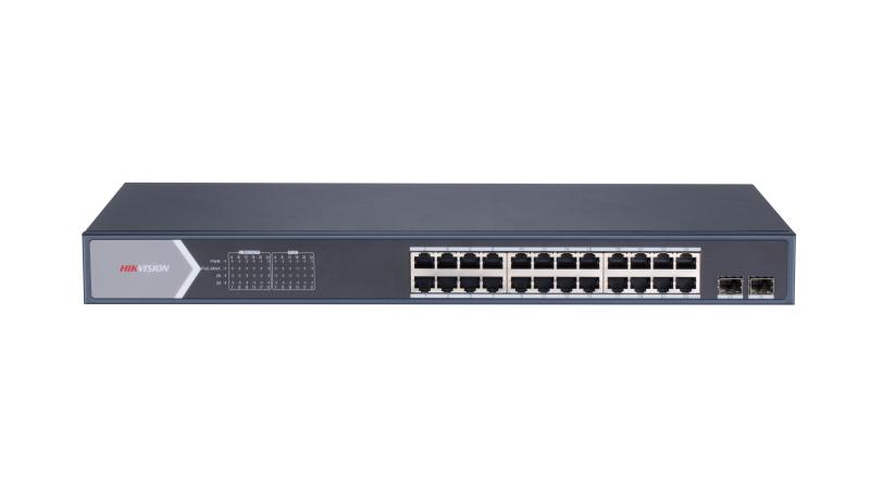 Hikvision DS-3E0526P-E/M | 24 Port Gigabit PoE Switch
