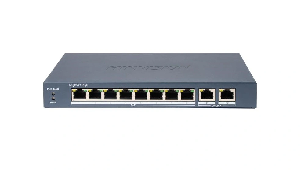 Hikvision DS-3E1310P-EI (B) | 8 Port Managed PoE Switch