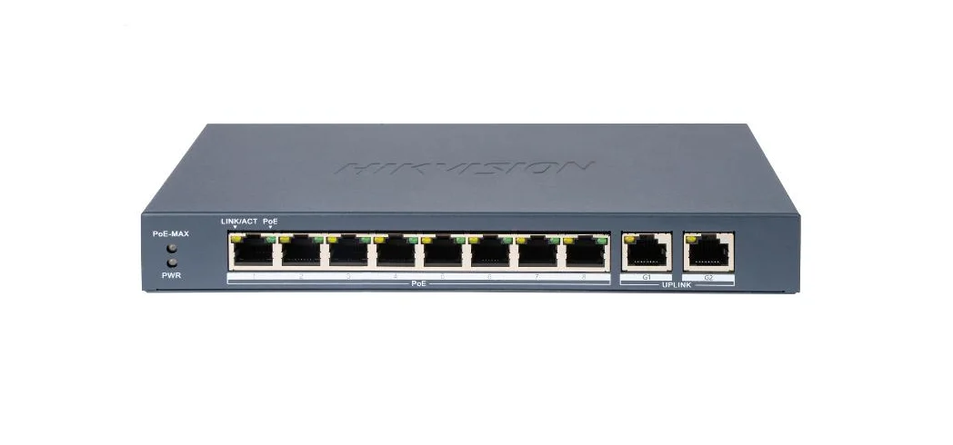 Hikvision DS-3E0310P-E/M(B) | 8 Port PoE Switch