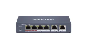<span class="urun-markasi notranslate" translate="no">Hikvision</span><br><span class="urun-modeli notranslate" translate="no">DS-3E1106HP-EI | 4 Port PoE Switch</span>